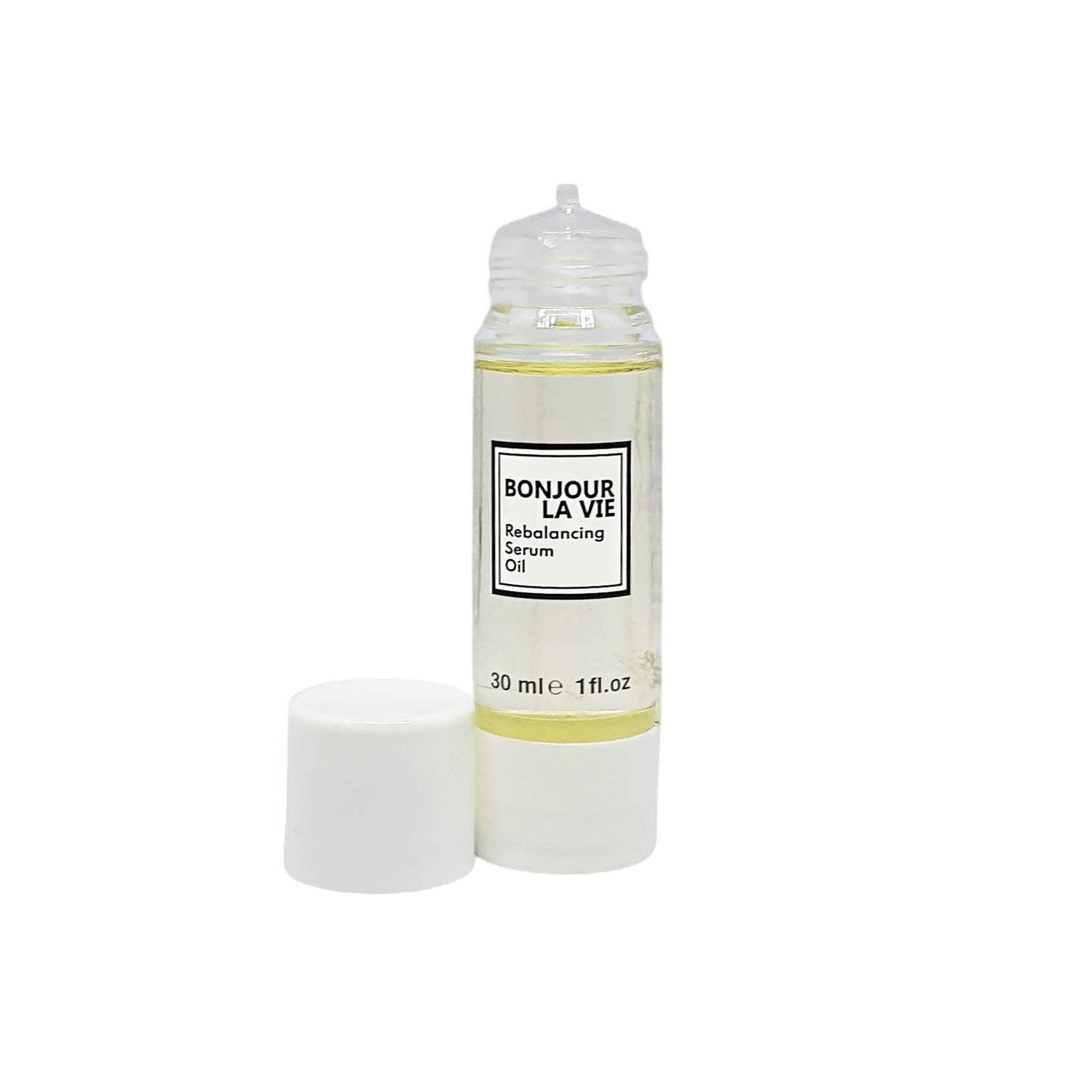 Immagine del flacone aperto di Rebalancing Serum Oil 30 ml 1 fl.oz