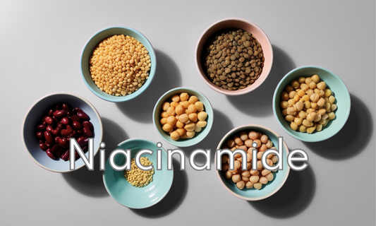 immagine di ciotole di legumi, fonte di Vitamina B3