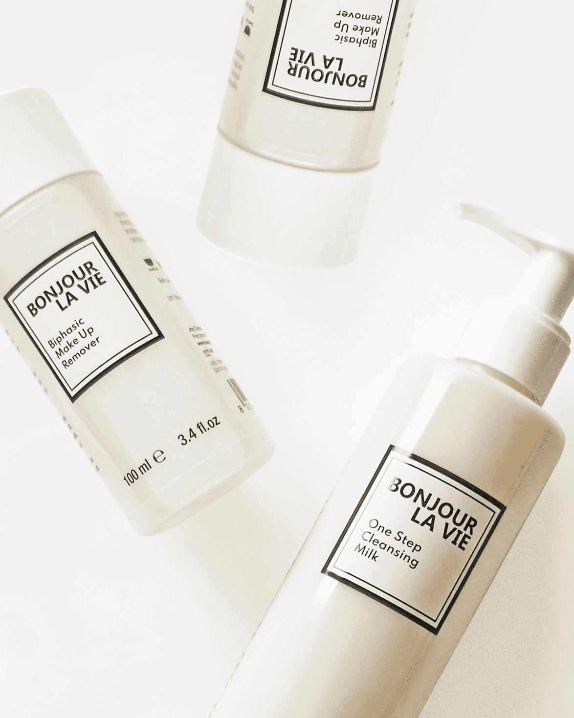 Struccante Bifasico, Latte Detergente e Tonico Mist 