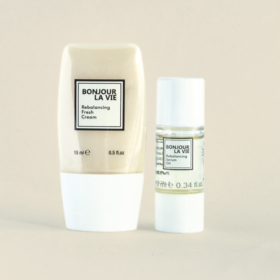 Virtual bundle The Rebalancing Duo: siero in olio Rebalancing Serum Oil e crema viso Rebalancing Fresh Cream per il tuo naturale equilibrio.