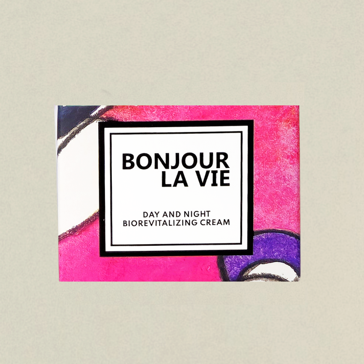 Confezione esterna decorata di Day And Night BioRevitalizing Cream di Bonjour La Vie.
