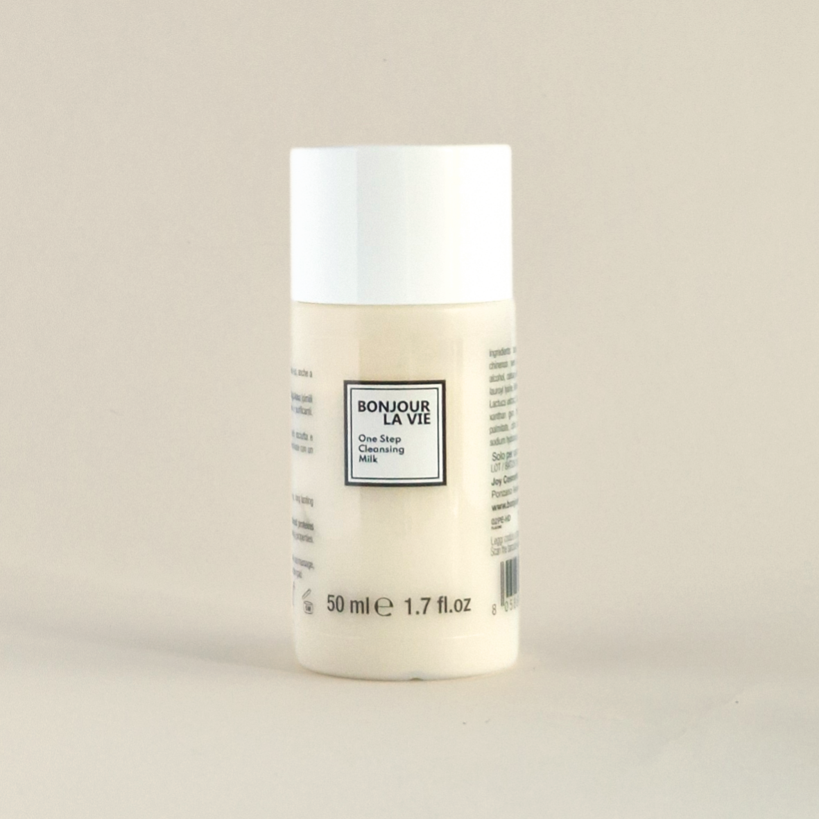 Flacone da 50 ml di One Step Cleansing Milk di Bonjour La Vie.