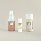 Rituale Origini Bonjour La Vie con One Step Cleansing Milk, All Over Toner Mist e EverSolution Serum Oil in formato discovery.