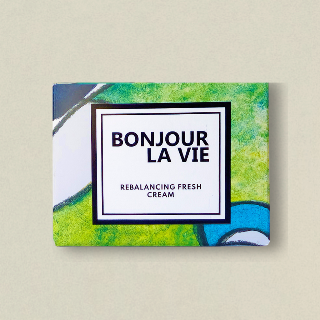 Confezione decorata di Rebalancing Fresh Cream di Bonjour La Vie.